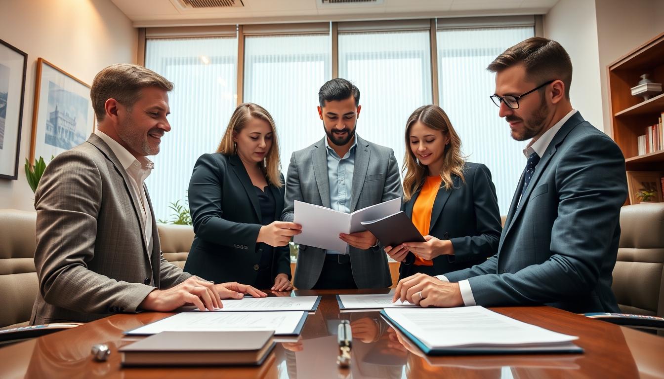 Business contract documents